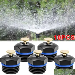 Sprühgeräte Neue 10/5 stücke Einstellbare Bewässerung Sprinkler Garten Bewässerung Beschlagen Sprühdüse Für Gewächshaus Rasen Home Supplies Drop Deliv DHE6C