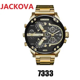 Sport Military Mens Watches 50mm Big Dial Golden Leather Stainless Steel Fashion Watch Men Luxury Sapphire Top Brand Male Wristwa2538