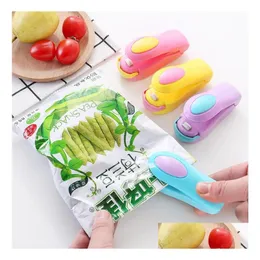 Mini Household Capper Bag Heat Sealer Portable Sealing Hine Impse Seal Packing Plastic Food Saver Storage Drop Delivery Dhbey