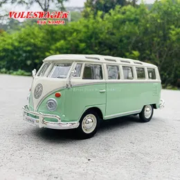 Maisto 1 25 Van Samba Simulation Die Casting Alloy Car Model Crafts Collection Toy Tools Gift 231227