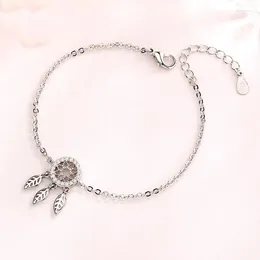 Link Bracelets Hip Hop Leaf Bracelet Creative Forest Series Dream Catcher Network Gift Wholesale