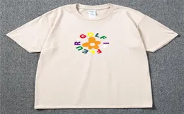 Le Fleur Flower Tee Oy Igor Tyler Yaratıcı Skate T-Shirt Pamuk Erkekler Sıradan Swag Kadın Hip Hop8046365