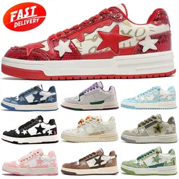 Buty swobodne sporty sportowe buty do biegania buzz świetlikowe budynek gwiazdy West Lake Longjing Men Buty Brązowe różowe niebieskie białe klasyczne buty