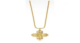 Missoma Gold Necklace Fashion Light 고급 진공 도금 18K 골드 컬러 프리핑 스웨터 체인 230F8548389