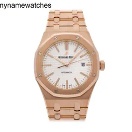 Audemar Pigue Watch AP Swiss Automatyczne opactwo Royal Oak Autograph Rose Gold Menswatch 41mm 15400or OO.1220OR.02