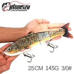 Multi Section Road Sub Bait Mino Vib Fib Symulacja Fałszowa przynęta wodę morską Morze Połowy przynęta twarda przynęta Podłoga podkładka 25cm 231202