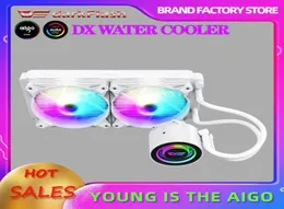 Fans kylningar Darkflash PC Case Water Cooler Computer CPU Fan Cooling Radiator Integrated Liquid for Intel LGA 2011115XAM3AM48934670