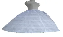 Enaguas blancas grandes, vestido de fiesta súper hinchado, falda interior para boda para adultos, vestido formal, crinolina larga grande de 6 aros, nuevo 2061424