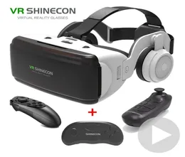 2022 새로운 VR 안경 가상 현실 3D VR 안경 Google 골판지 헤드셋 스마트 폰 iOS 안드로이드 가상 안경이있는 GamePad7163361