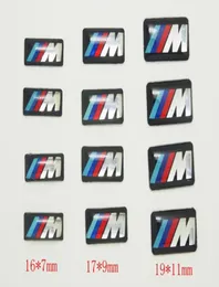 100PCS TECスポーツホイールバッジ3DエンブレムステッカーデカールBMW MシリーズM1 M1 M3 M5 M6 X1 X3 X5 X6 E34 E36 E6 CAR STYLING STICKER2783205