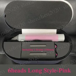 Top Quality 150Mm Long Rollers 6Heads Curler Hairs Styling Device Dryer Automatic Curling Iron Hair Brush With Gift Box