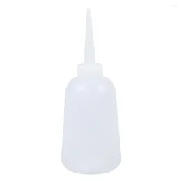 Garrafas de armazenamento Limpar Branco Plástico Molho Óleo Líquido Dispensador Garrafa Squeeze 300ml