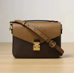 Designer bolsa de maquiagem moda impressão maquiagem travesseiro mailman alça de ombro feminina couro de alta qualidade