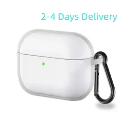 För AirPods Pro 2 Airpod Pros Bluetooth Earpon Accessories RODA CHIP ANC EARPHOPHER AIRPODS 3 Transparent Protective Cover 3rd 2nd Generation Soft Shell Case