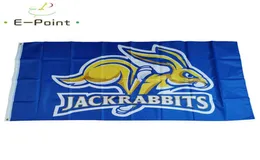 Południowa Dakota State Jackrabbits Flaga 3*5 stóp (90 cm*150 cm) Baner Flag poliestrowy Dekoracja FLATA FLAGA DOMOWEGO DOMOWEGO GRESALNEGO 8239210