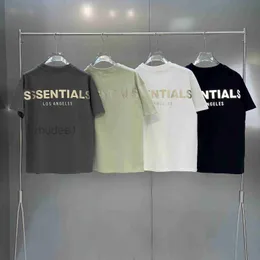 Nebbia Multi-linea Ess Estate Temperamento esplosivo di alta qualità Uomini e donne T-shirt moda riflettente allentata Designer Style H13 H2VM