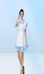 Halloween Meid Kostuums Dames Volwassen Alice in Wonderland Kostuum Pak Dienstmeisjes Lolita Fancy Dress Cosplay Kostuum voor Vrouwen Meisje Y0825416135