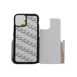 Handyhüllen 50 Stück Einzelhandel DIY Sublimation 2D Silikonhülle für iPhone 7 6 Blanko bedruckte Wärmeübertragungsabdeckung für iPhone X mit Aluminiumplatte DFRW