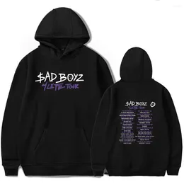 Мужские толстовки с капюшоном Junior H Sad Boyz Merch, женская повседневная толстовка с длинным рукавом, модная одежда