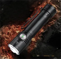 Andere Haushaltsdiverses Taschenlampe 2050Lm Außenbeleuchtung mit hoher Helligkeit Typ-C-Aufladung Wasserdicht Taktische Lanterna Selbstverteidigung Otflp