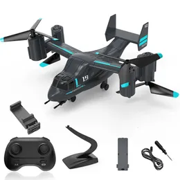 카메라 원격 랜드 에어 듀얼 모드 Quadcopter 라디오 제어 항공기 231228을 사용한 드론 프로세션 HD 카메라 WiFi 드론