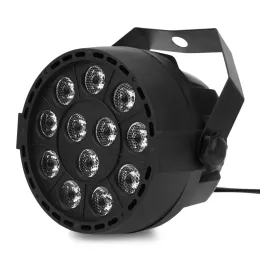 Портативные мини-светодиодные сценические светильники 18 RGB PAR LED DMX сценический проектор с эффектом освещения DMX512 Led Flat Dj Disco KTV Party Lighting LL