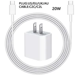 20 Вт PD адаптер для быстрой зарядки, зарядный шнур, кабель USB C для Apple Airpods iPhone 14, 13, 12 mini 11 Pro Max, линия передачи данных для зарядки телефона5792751