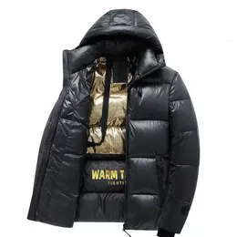 Män 2023 Winter Parka Coat Section Casual Thicken Cotton Huveed Outwear Windproof Warm Hoodies Storlek 3XL 231228