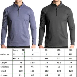 LU LU L Mens Yoga Outfit Ginásio Excerise Fitness Tops Manga Longa Treinamento Camisas de Corrida Sportwear Elástico Secagem Rápida Respirável Solta Camiseta