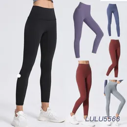 Active Pants LUU Lycra fabric Solid Color Leggings Women yoga pants High Waist Sports Gym Wear Leggings Elastic Fitness Lady Outdoor Sports Trousers Leggings