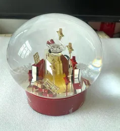 2023 Edition C Classics Red Christmas Snow Globe مع زجاجة العطور داخل Crystal Ball لعيد ميلاد جديد VIP Gift5833759