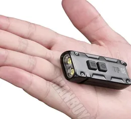 2021 Nitecore Tip SE mini metalowy przycisk przycisku z klipsem 700LMS 2X P8 LED Pocket Torch EDC Typec USB ACKARGELATE LASHTlight 211584812