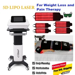 650NM 940NM LIPO LASER SLAMMING MASKIN Salong Använd Lipolaser Cold Light Therapy Cellutit Reduction Body Treatment Beauty Equipment