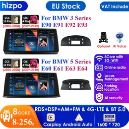 2din Android Car Radio Multimedia Video Player for 5series E60 E61 E63 E64 3series E90 E91 E92 E93 Screen GPS Carplay 4G RDS