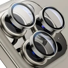 iPhone 11-15 Seri Kamera Lens Protector HD Temperli Metal Cam Kamera Ekran Koruyucu Kapak Film Aksesuarları