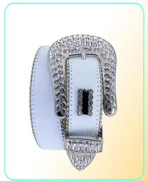 Ceintures de créateurs de mode Simon ceintures pour hommes femmes ceinture avec plein écran brillant diamants ceinture blanc Cintura Uomo kingscover6079799