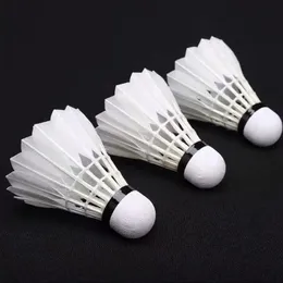 12PCSLOT Factory Direct Selling Badminton Ball Shuttlecock Feather for Birdy Victor Jianzi 231229