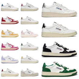 2024 Designer Autrys Ação Sapatos Casuais Autries Plataforma Sapatilhas Alta Cinza Dourado High Panda Branco Vermelho Ouro Azul Sliver Lows Mocassins Ao Ar Livre Mulheres Homens Treinadores