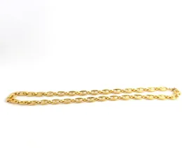 Men039s Halskette aus massivem 14-karätigem Gelbgold mit Sonnencharakter, Ringe, Gliederkette, 61 cm, 10 mm, Geschenk zum Geburtstag, Valentinstag, wertvoll1448367