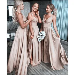 Sommer Neues Damenkleid Neues Sling-Kleid mit tiefem V-Ausschnitt Brautjungfernkleid Neues Urlaubskleid Ein Coming-of-Age-Kleid Ballkleid Abendkleider Robe X075