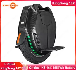 Kingsong KS16X Electric Unicycle Längre körsträcka Single Wheel 2200W Motor 1554Wh Battery Speed ​​50kmh Dual Charger4684601