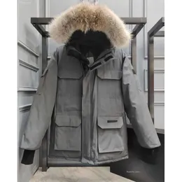 Chaqueta canadiense para hombre Chaquetas de invierno Chaquetas gruesas y cálidas para hombre Parkas Ropa Moda al aire libre Manteniendo alces Abrigo Mujer Chaqueta de gansos 4863