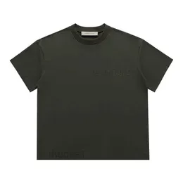 Мужские футболки W52l и женская модная футболка High Street Brand Ess Esighth Season Flocking Letter с коротким рукавом D18J M169 M169 RYZT
