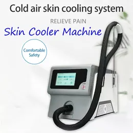 Máquina de resfriamento de pele para uso em salão de beleza, resfriamento de ar, alívio da dor, laser frio, equipamento de beleza durante o tratamento a laser