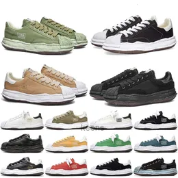 Casual Canvas Shoes Platform Shoes Designer Maison Mihara Yasuhiro Fashion Sneakers Solid Color Simple Running Shoes Retro runda huvudklänningsskor Matcha allt