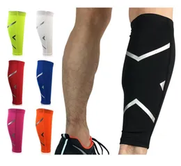 Novo Antiskid Sports Sports Compression Leave Sleeve Basketball Football Belhance Support Running Shin Guard Aquecedores da perna de ciclismo UV Protection1897634