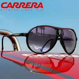 Carreraa Brand Vintage Aviation Sunglasses Men Men Classic Retro Pilot Sun Glases Outdoor Beach Eyewear UV400 C138