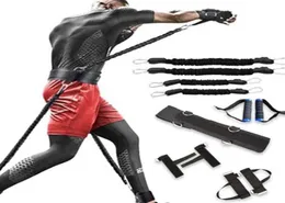 Set di fasce di resistenza fitness per boxe su gambe e braccia Fascia fitness Muay Thai Palestra di casa Attrezzatura per allenamento della forza rimbalzante1226117