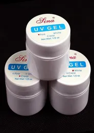 Todo 3 peças 3 cores transparente branco rosa base de primer de arte de unha gel uv top coat dicas de construção decor3549963