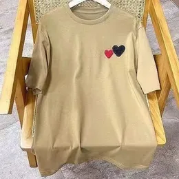 Spela Fashion Mens T-shirts Designer Red Heart Shirt Casual Tshirt Cotton Embroidery Short Sleeve Summer T-Shirt1 35